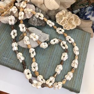 Long shell necklaces